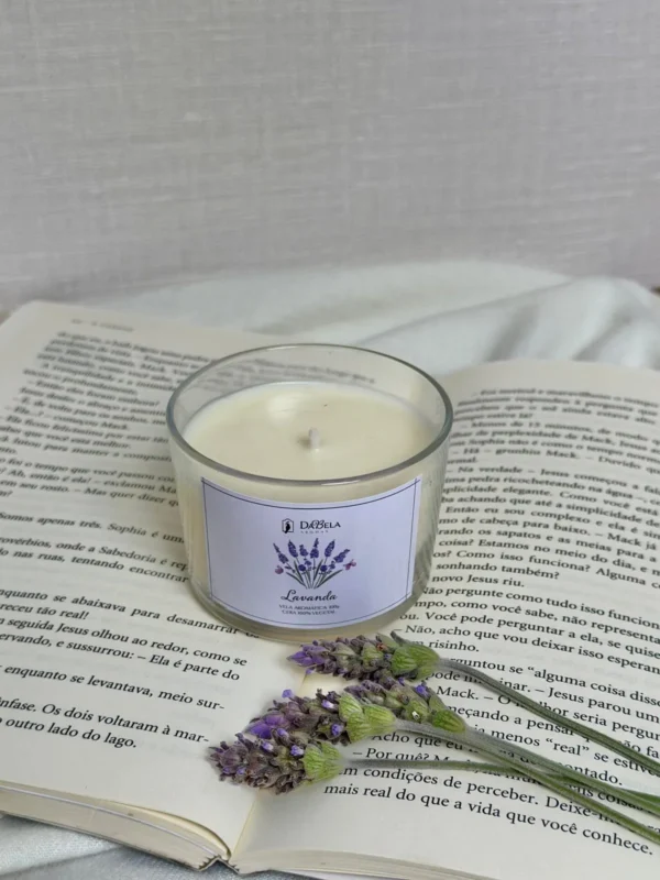 Vela Aromática Lavanda 100g - Imagem 2