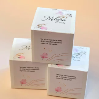 Kit de Embalagens Caixa Papel Triplex Personalizada (velas de 100g a 150g)