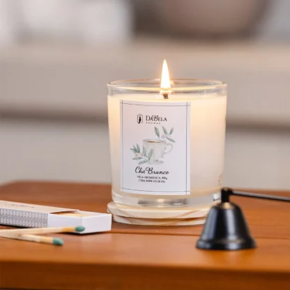 Vela Aromática Chá Branco 190g - Imagem 3