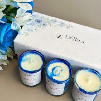 Kit Velas Aromáticas Coleção Brisa Azul dos Campos