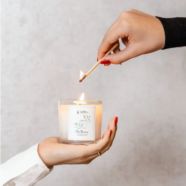 Vela Aromática Chá Branco 190g - Imagem 4